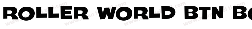Roller World BTN Bold Out字体转换